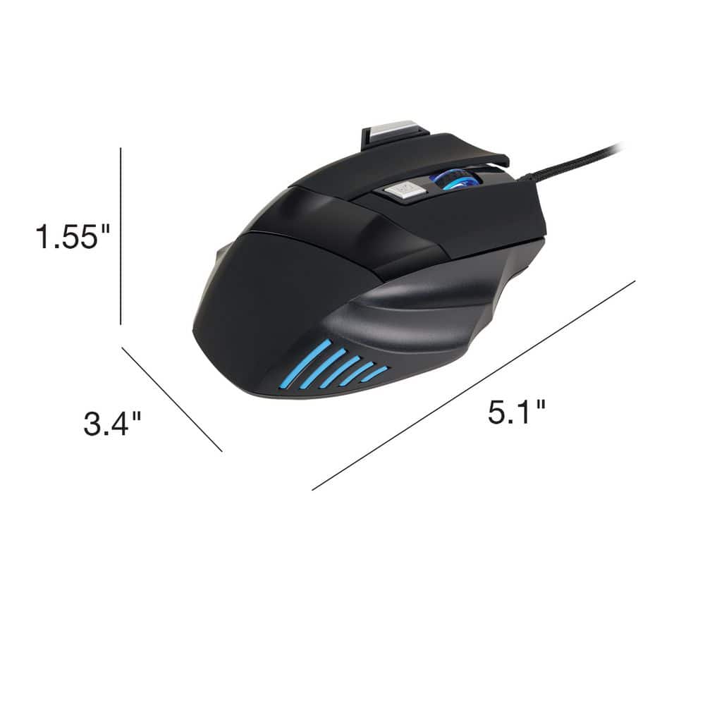 4-In-1 Gaming Bundle, Gaming Keyboard, Gaming Mouse, Gaming Headset, and Desk Pad Included, Black,