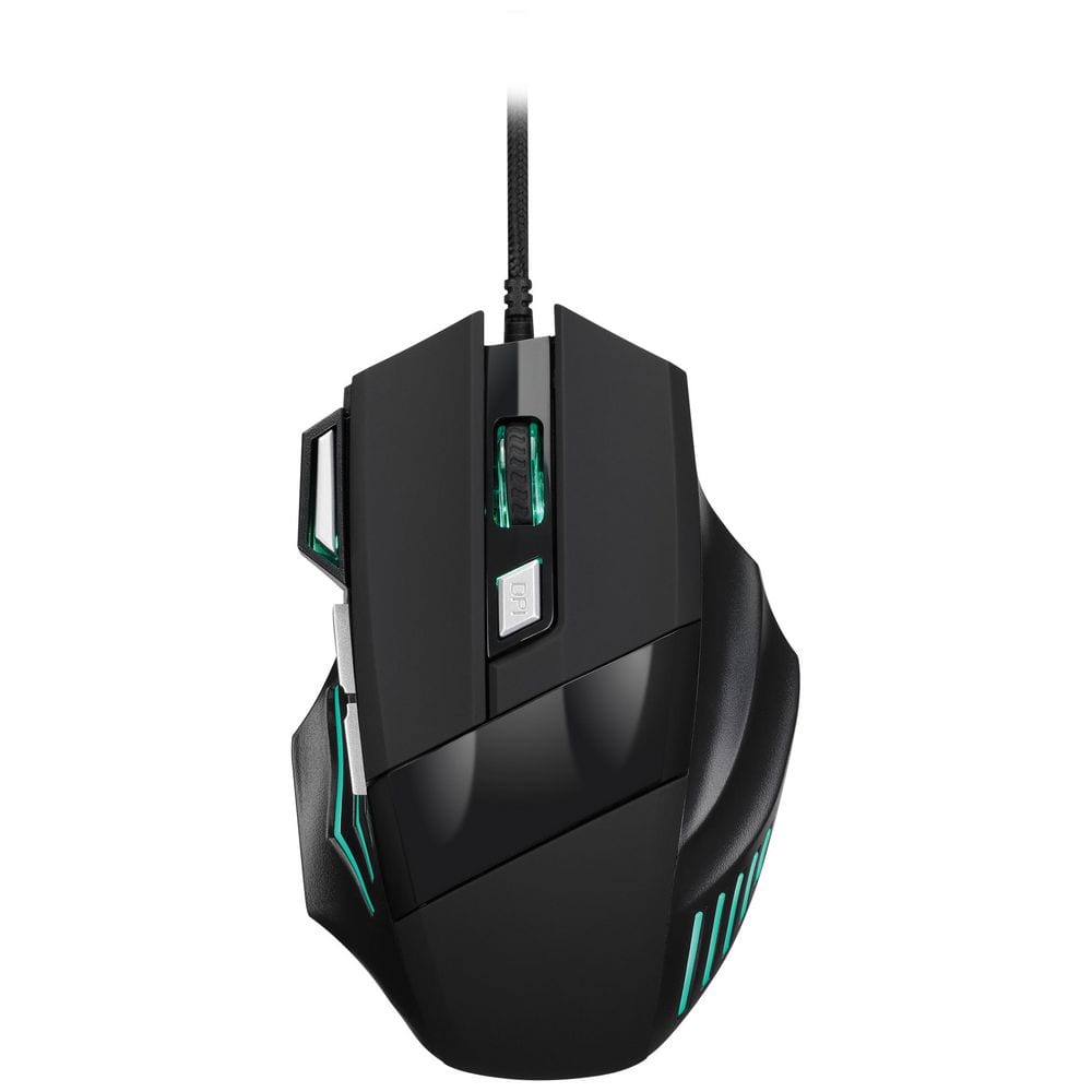 4-In-1 Gaming Bundle, Gaming Keyboard, Gaming Mouse, Gaming Headset, and Desk Pad Included, Black,